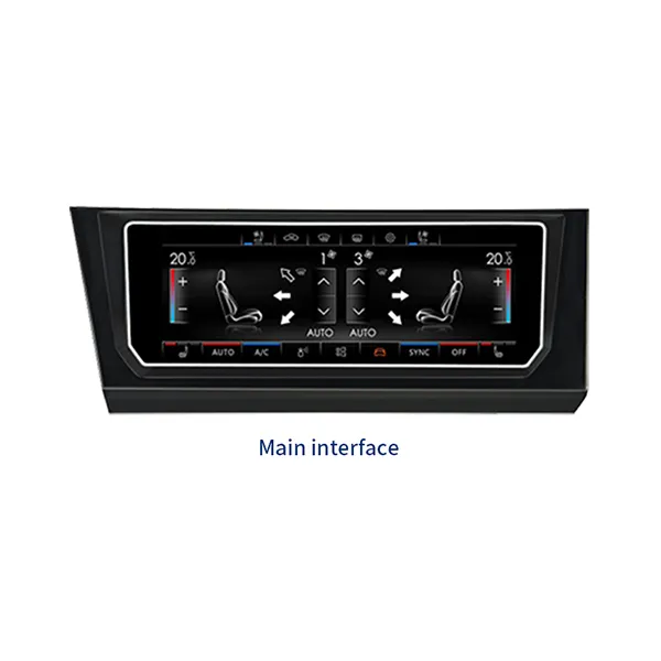 Car Air Conditioning AC Panel Climate Display Touch Screen for Volkswagen VW Bora Digital Air Conditioner Upgrade-4