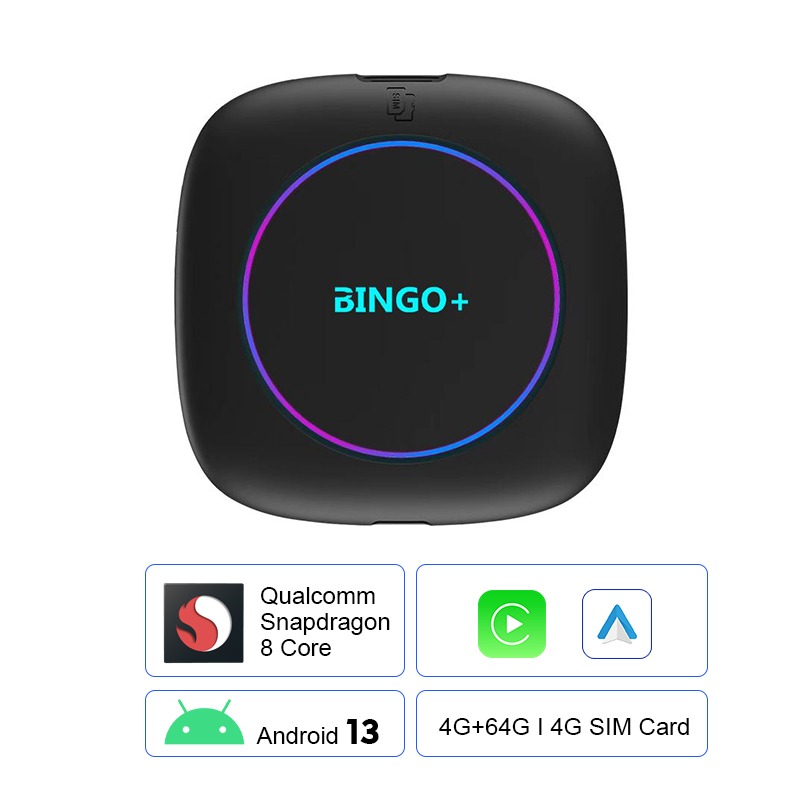 BMW CarPlay Youtube AI Box 8/256GB 8 Core Qualcomm Streaming Box