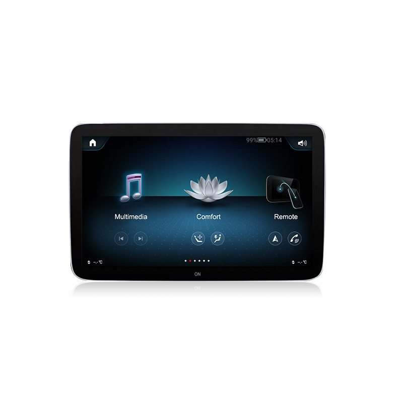 13.3 Inch QLED Touch Screen Car Headrest Monitor Android System Rear Seat Entertainment Player Stereo for Mercedes Benz GLS/GLE